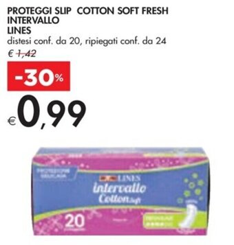 Bennet PROTEGGI SLIP COTTON SOFT FRESH INTERVALLO LINES offerta