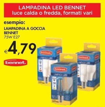 Bennet LAMPADINA LED BENNET offerta