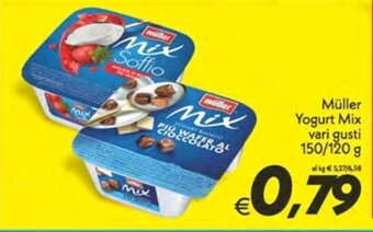 Iper Super Conveniente Müller Yogurt Mix vari gusti 150/120 g offerta