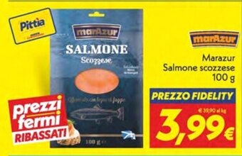 Iper Super Conveniente Marazur Salmone scozzese 100 g offerta