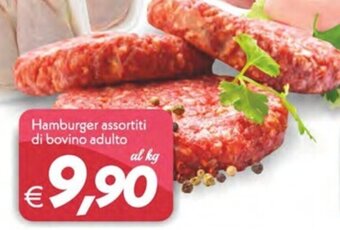 Iper Super Conveniente Hamburger assortiti di bovino adulto offerta