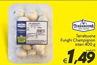 Iper Super Conveniente Terrabuona Funghi Champignon interi 400 g offerta