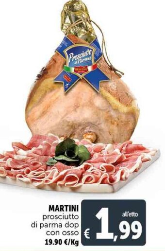Deco Supermercati MARTINI prosciutto di parma dop con osso offerta
