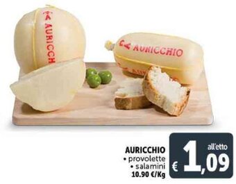 Deco Supermercati AURICCHIO provolette salamini offerta
