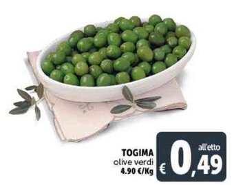 Deco Supermercati TOGIMA olive verdi offerta