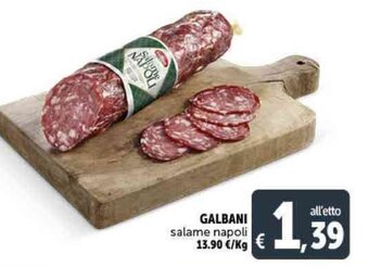 Deco Supermercati GALBANI salame napoli offerta