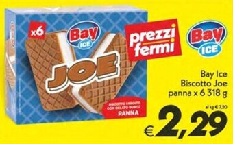 Iper Super Conveniente Bay Ice Biscotto Joe panna x 6 318 g offerta