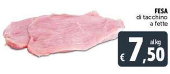 Deco Supermercati FESA di tacchino a fette offerta