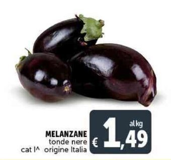 Deco Supermercati MELANZANE tonde nere offerta