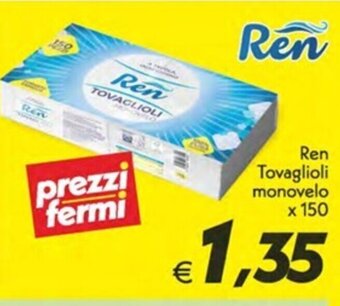 Iper Super Conveniente Ren Tovaglioli monovelo x 150 offerta