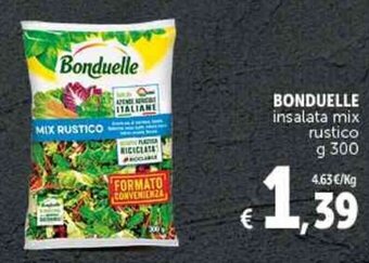 Deco Supermercati BONDUELLE insalata mix rustico g 300 offerta