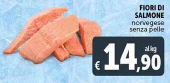 Deco Supermercati FIORI DI SALMONE norvegese senza pelle offerta
