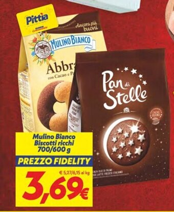 Mulino Bianco Biscotti ricchi 700/600 g