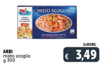 Deco Supermercati ARBI misto scoglio g 300 offerta