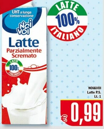 Conté Supermercati NOI&VOI Latte P.S. Lt. 1 offerta