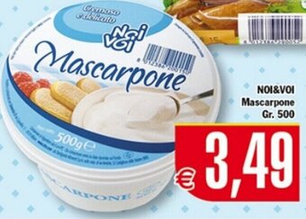Conte Supermercati NOI&VOI Mascarpone Gr. 500 offerta