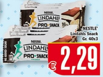 Conté Supermercati NESTLE Lindahls Snack Gr. 40x3 offerta