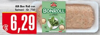 AIA Bon Roll con Spinaci Gr. 750