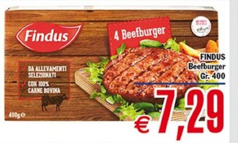 Conte Supermercati FINDUS Beefburger Gr. 400 offerta