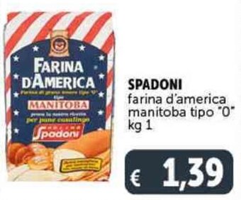 SPADONI farina d'america manitoba tipo "0" kg 1
