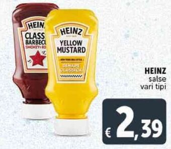 Deco Supermercati HEINZ salse offerta
