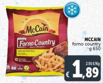 Deco Supermercati MCCAIN forno country g 650 offerta