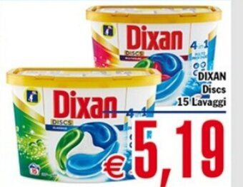 Conte Supermercati Dixan DISCS 15 Lavaggi offerta