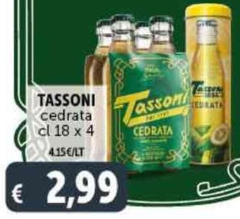 TASSONI cedrata cl 18 x 4