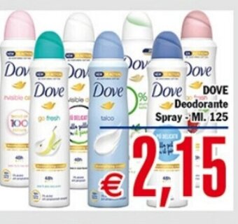Conte Supermercati Dove Deodorante Spray MI. 125 offerta