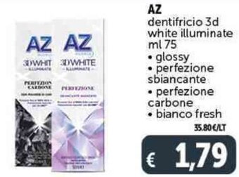 Deco Supermercati AZ dentifricio 3d white illuminate ml 75 offerta