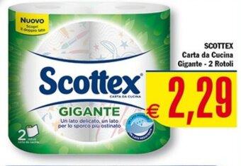 SCOTTEX Carta da Cucina Gigante 2 Rotoli
