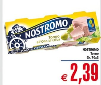 Conte Supermercati NOSTROMO Tonno Gr.70x3 offerta