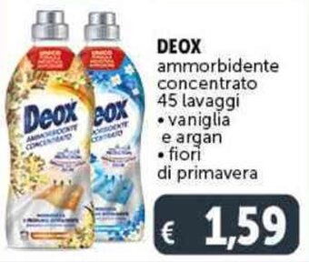 DEOX ammorbidente concentrato 45 lavaggi