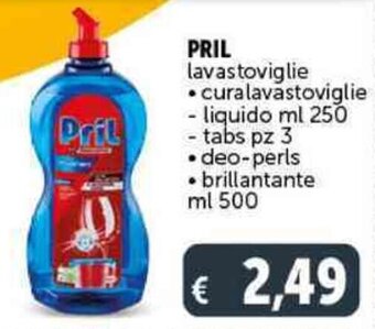 Deco Supermercati PRIL lavastoviglie cura lavastoviglie liquido ml 250 offerta