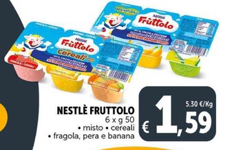 Deco Supermercati NESTLÈ FRUTTOLO 6xg 50 offerta