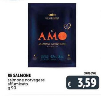 Deco Supermercati RE SALMONE salmone norvegese affumicato g 90 offerta