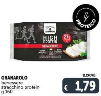 Deco Supermercati GRANAROLO benessere stracchino protein g 160 offerta