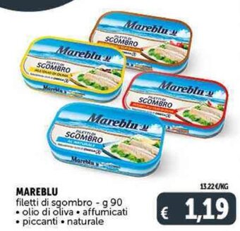 Deco Supermercati MAREBLU filetti di sgombro g 90 offerta
