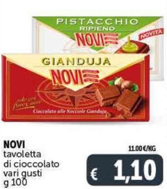 Deco Supermercati NOVI tavoletta di cioccolato g 100 offerta