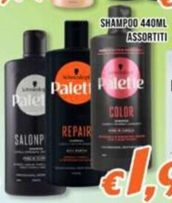 Supermercati Emark SHAMPOO 440ML ASSORTITI offerta