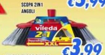 Supermercati Emark Vileda SCOPA 2IN1 ANGOLI offerta