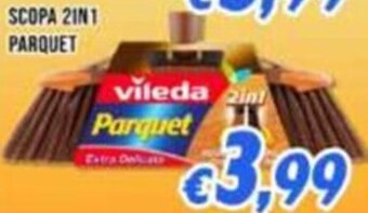 Supermercati Emark SCOPA 2IN1 PARQUET offerta