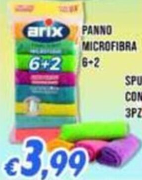 Supermercati Emark arix PANNO MICROFIBRA offerta