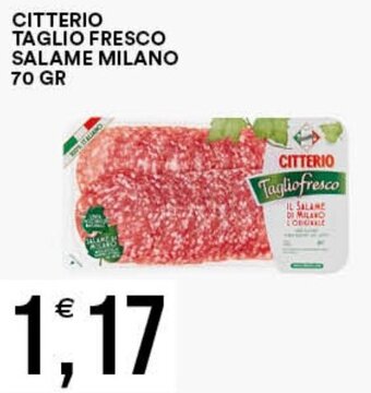CITTERIO TAGLIO FRESCO SALAME MILANO 70 GR