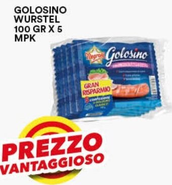 Vantaggio Cash&Carry GOLOSINO WURSTEL 100 GR X 5 MPK offerta