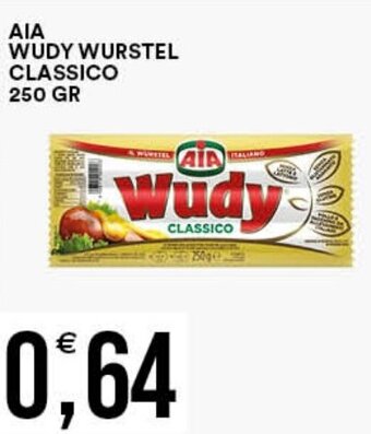 AIA WUDY WURSTEL CLASSICO 250 GR