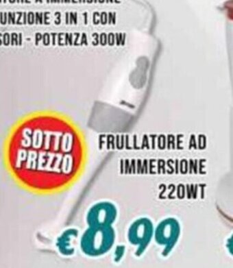 Supermercati Emark FRULLATORE AD IMMERSIONE 220WT offerta
