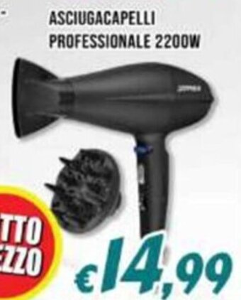 Supermercati Emark ASCIUGACAPELLI PROFESSIONALE 2200W offerta