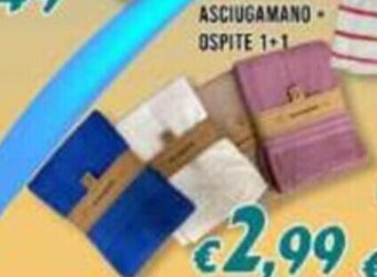Supermercati Emark ASCIUGAMANO-OSPITE 1+1 offerta