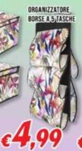 Supermercati Emark ORGANIZZATORE BORSE A 5 TASCHE offerta